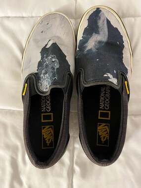 Vans Slip-On National Geographic Men Skate Shoes Size 9 NEW!!!